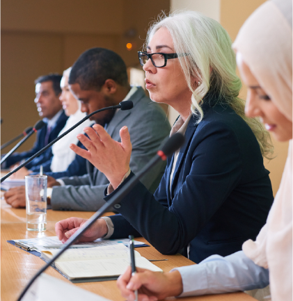 Woman with fresh vegetables